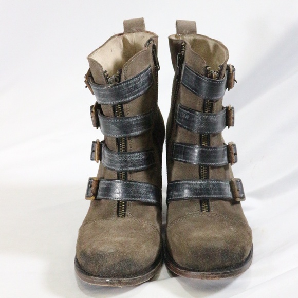 FREEBIRD FB-Banjo Distressed Ankle Heel Boots Sz 9 US Women - Picture 5 of 8